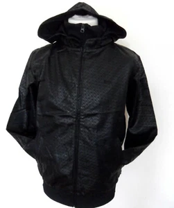 Men's hooded Jacket Black fcuk design zip up Sizes: S - XL FRENCH CONNECTION - Picture 1 of 11