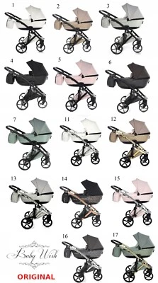TAKO LARET IMPERIAL NEW V2 PRAM  2in1 3in1 ISOFIX CARRYCOT+ PUSHCHAIR + CAR SEAT - Image 1 of 3