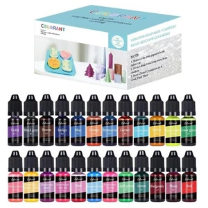 Candle Wax Colour - 24 Colours Liquid Candle Wax Dye for Candle Making - Highly - Picture 1 of 10