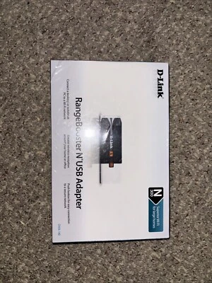 D Link Range Booster USB Adapter DWA140 N300 New Sealed  - Image 1 of 4