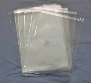 50 Bolsa de plástico transparente resellable auto sellado adhesivo tamaño 10x15 - Imagen 1 de 3