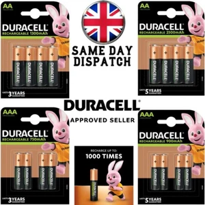 Batterie ricaricabili Duracell AA AAA Ultra NiMH Duralock batteria ricaricabile - Foto 1 di 21