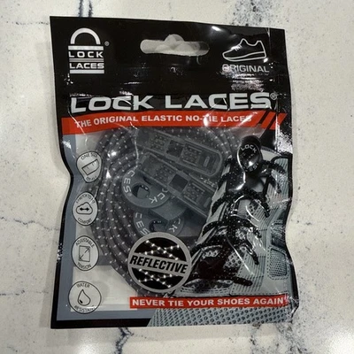 Cordones Lock The Original Elástico Sin Corbata Cordones Talla Única Para Todos Gris Tormenta Foto 1 de 2
