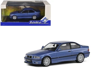 Modellino auto BMW E36 M3 1999 Coupè Estoril blu metallizzato 1/43 pressofuso di Solido - Foto 1 di 1