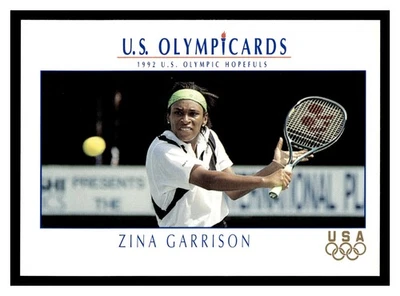 Zina Garrison #84 1992 Impel Olympicards: 1992 U.S. Olympic Hopefuls USA Foto 1 de 2