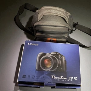Canon PowerShot S3 IS: Excelente estado de funcionamiento y con estuche Icon - Imagen 1 de 8