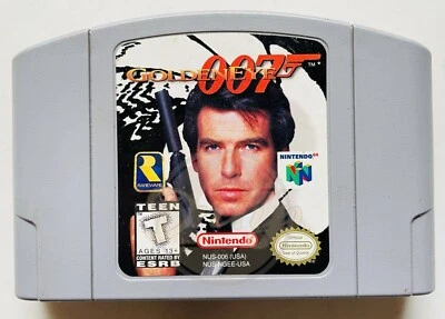 Goldeneye 007 Nintendo 64 Rareware James Bond Game Cartridge 1990s - Image 1 of 4