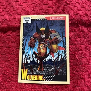Tarjetas coleccionables Wolverine 50 1991 Marvel Universe Impel serie 2 vintage - Imagen 1 de 2