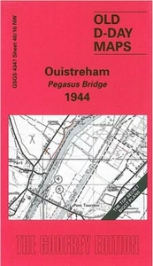 Ouistreham Pegasus Bridge D-Day map Sheet 40/16 NW by Tony Painter - Picture 1 of 1