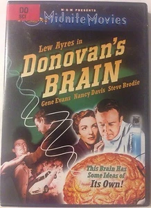 Donovan's Brain - Lew Ayres / Gene Evans - Horror Sci-Fi Classic. Rare And Oop. - Picture 1 of 3