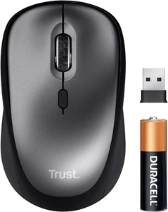 Trust Yuki Kabellose Maus Silent Ambidextrous 800-1600 Dpi Recycled USB - Bild 1 von 12