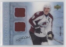 2007-08 Upper Deck Ice Frozen Fabrics PETG /100 Joe Sakic #SA HOF