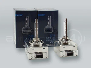 M-TECH PREMIUM D1S 4300K (Factory Neutral) XENON HID Headlight Light Bulb PAIR - Picture 1 of 3