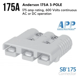 Anderson SB 175 Amp (3-pole) Heavy Duty SB® 175 APP connector - Picture 1 of 4
