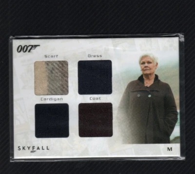James Bond Artifacts & Relics Costume Skyfall SQC3 Judi Dench as M #151/200 - Image 1 of 4