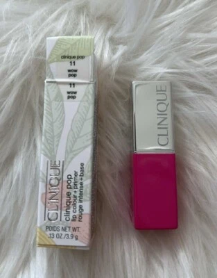 CLINIQUE Pop Lip Colour + Primer  11 WOW POP .13 oz 3.9g P114 - Image 1 of 2