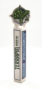 Terrapin Beer Co. Athens GA Side Project Beer Tap Handle Ceramic Turtle 11 in - Picture 1 of 11