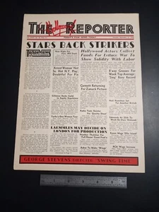 Hollywood Reporter 9 19 1936 Stars Back Strike Carl Laemmle Foreign Production   - Bild 1 von 2