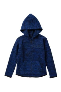 Hurley Little Boy's Blue Polar Fleece Zip Front Hooded Sweatshirt Hoodie 5/6/7 - Picture 1 of 1