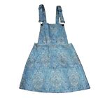 LF Angel Biba womens Romper dress blue color size 6 adjustable 100 % cotton new