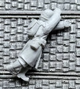28 mm Segunda Guerra Mundial EE. UU. GI Ranger Ejército Aerotransportado Cuartel General Herido Víctimas Invierno (D) - Imagen 1 de 1