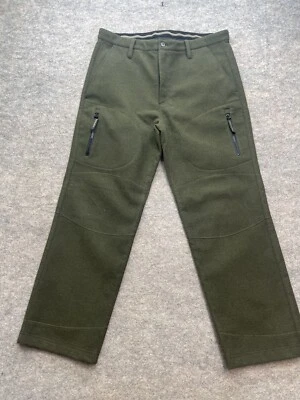 Calça Setter Irlandesa Mescla de Lã Tamanho Grande G Masculina Verde Caça Vintage Asa Vermelha - Imagem 1 de 4