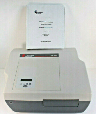 Beckman Coulter AD 340c Microplate Reader Analyzer Absorbance Detector & Manual • 150$