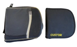 Vtg 1990s Zip Up CD Compact Disc CD-ROM Holder Soft Cases 12 Sleeve and 15 - Picture 1 of 7