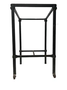 Vintage Industrial Metal BASE Table Cart Factory Machine Steam Punk USA - Picture 1 of 20