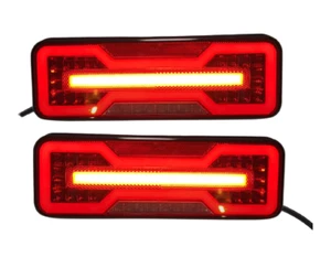 Zestaw tylnych świateł LED 6 funkcji 12/24V Dynamiczne kierunkowskazy NEON CIĘŻARÓWKA - Zdjęcie 1 z 8