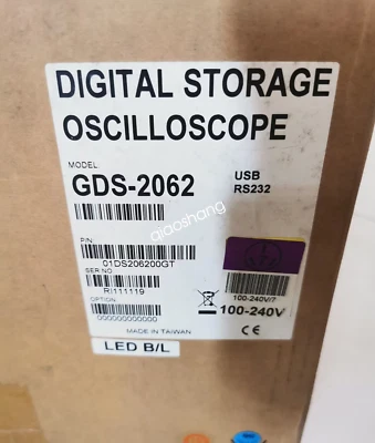 GDS-2062 Gwinstek oscilloscope NEW FedEx or DHL - Image 1 of 3