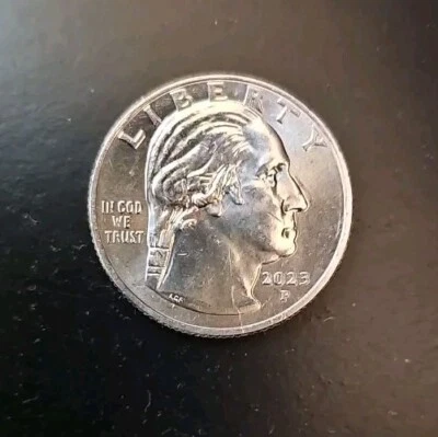 2023 - P Washington Womens Quarter JOVITA IDAR ERROR(S) Coin "In Cod We Trust" - Image 1 of 2