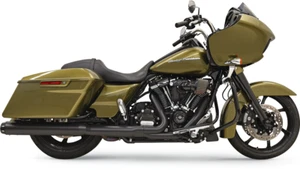 Bassani Quick-Change 4" Slip-On Black Mufflers for 2017+ Harley Touring 1F742B - Picture 1 of 1