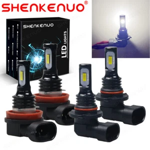 Per Chevy Sonic 2012 2013-2020 Kit Lampadine Fari LED Faro Alto Basso Bianco 4pz - Foto 1 di 10