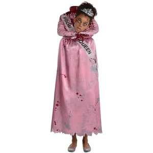 NEW Prom Scream Queen Zombie Halloween Costume Dress Kids Size XL X-Large 14-16 - Picture 1 of 12