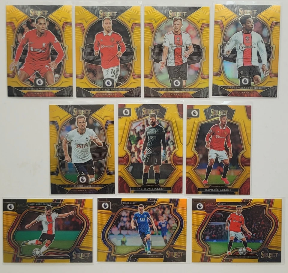 2022-23 Panini Select Premier League Gold Prizms /10 - Singles - Image 1 of 1