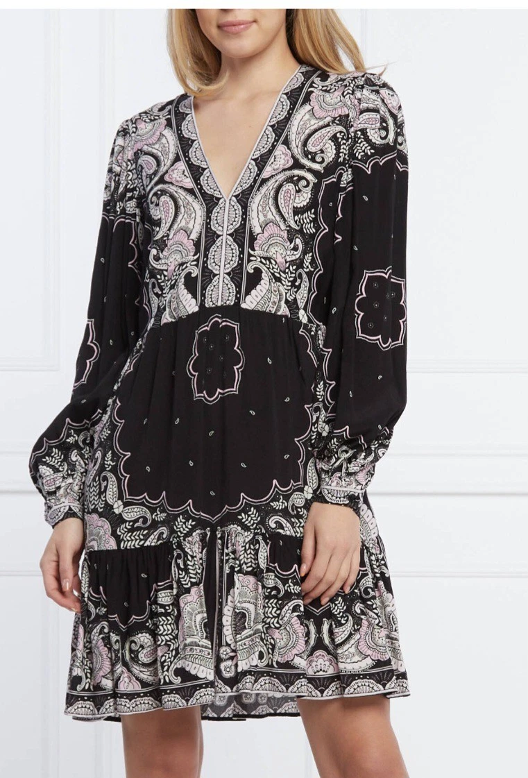 Abito Chemisier In Batista Di Cotone Con Stampa Floreale | Michael Kors - Foto 12