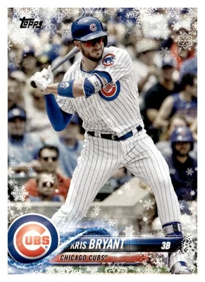 2018 Topps Holiday #HMW69 Kris Bryant   - FREE SHIPPING - Image 1 of 2