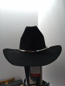 Resistol Western Cowboy Hat Oval 4X Beaver 7-1/8 Self Conforming Vintage Classic - Picture 1 of 23