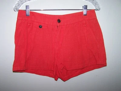 Женские шорты Rag & Bone размер 2 оранжевая льняная смесь - Изображение 1 из 4