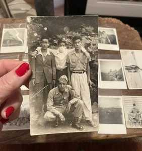 19 vintage Korean war photos total.B/W, various sizes. 1950s American soldiers - Picture 1 of 24