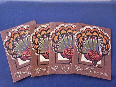 Lot of 4 nice Thanksgiving Cards - Image 1 of 4