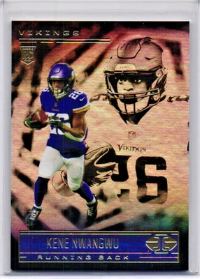 2021 Illusions Football Kene Nwangwu Base RC #91 Vikings - Image 1 of 2