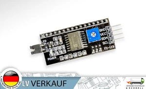 I2C-Backpack Serial Interface PCF8574T für 1602- / 2004-LCDs 5V für Arduino PIC - Bild 1 von 4