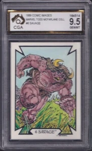 1989 Comic Images Todd McFarlane Series I #6 Savage - CGA 9.5 GEM MINT - Picture 1 of 3
