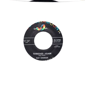 RAY CHARLES: TOGETHER AGAIN / YOU'RE JUST ABOUT TO LOSE YOUR CLOWN, 45 RPM 6834 - Picture 1 of 3