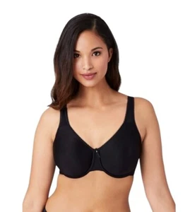 Wacoal Size 38D Black Basic Beauty Underwire Minimizer Bra Full Figure #855192 - Bild 1 von 10