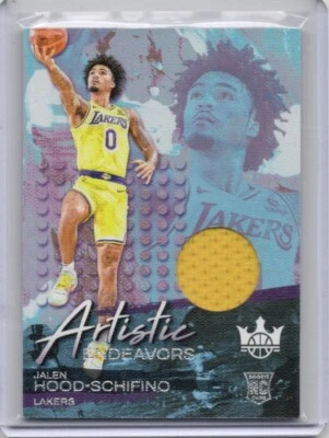 2023-2024 Panini Court Kings Artistic Endeavors RC Jalen Hood-Schifino - Image 1 of 2
