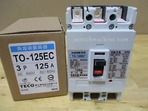 Teco Thermal-Magnetic Breaker TO-125EC-3P125N - Picture 1 of 2
