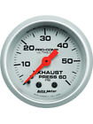 Auto Meter 2-1/16 Exhaust Pressure, 0-60 Psi, Mechanical, Ultra-Lite (4325)